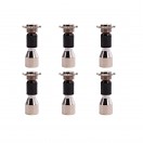 Quick Release Microphone Adapter by Gear4music, 6 Pack