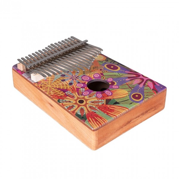 Sela Art Series Kalimba 17 Flower Power