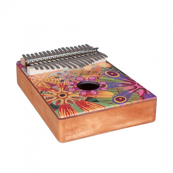 Sela Art Series Kalimba 17 Flower Power