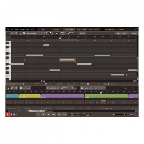 Toontrack EZBass - Grid Editor 