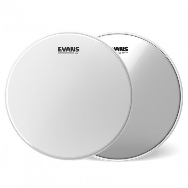 Evans UV1 Snare Drum Head & Snare Side Hazy 300 Pack, 14''