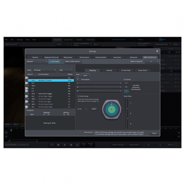 Toontrack Superior Drummer 3 - Edrums Zone