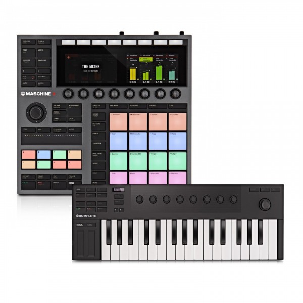 Native Instruments Maschine+ with Free Komplete Kontrol M32 - Full Bundle