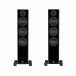 System Audio Legend 40 Active Speakers, Black Front View Both