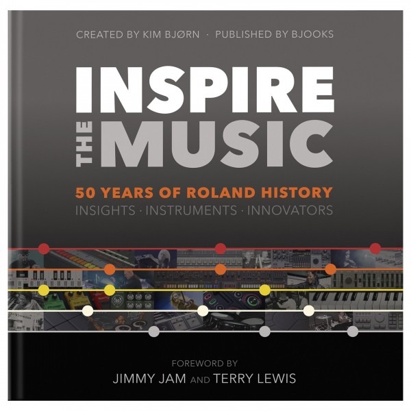 INSPIRE THE MUSIC, 50 Years of Roland History - Cover