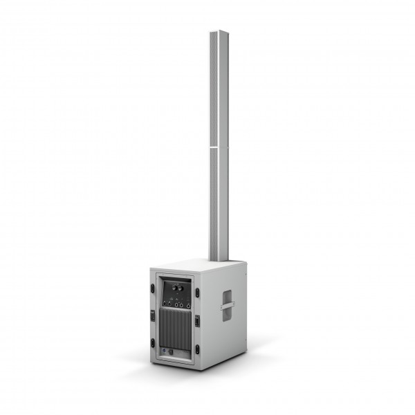 LD Systems Maui 44 G2 Column PA System, White - Rear, Angled Right