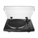 Audio Technica Turntable Fully Automatic Wireless Belt-Drive Black Front View