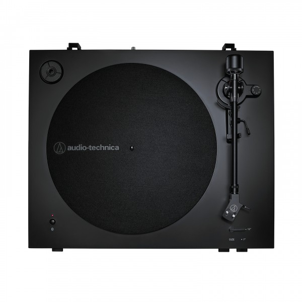 Audio Technica Turntable Fully Automatic Wireless Belt-Drive Black Top View