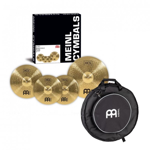 Meinl HCS Cymbal Set & Cymbal Backpack Bundle