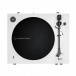 Audio Technica Turntable Fully Automatic Wireless Belt-Drive White Top View