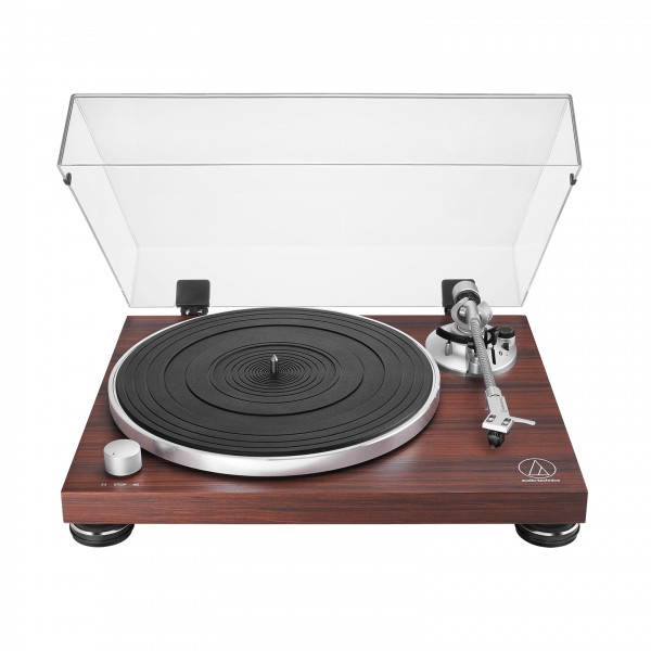 Audio Technica AT-LPW50BTRW Wireless Belt-Drive Turntable - Rosewood Front View