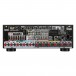 Denon AVC-X4700H 9.2 Channel AV Receiver, rear view with wide array of high quality home audio and theatre connections