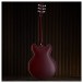 Hartwood Revival Vibrato Semi Acoustic Guitar, Cherry Red