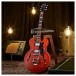 Hartwood Revival Vibrato Semi Acoustic Guitar, Burnt Orange