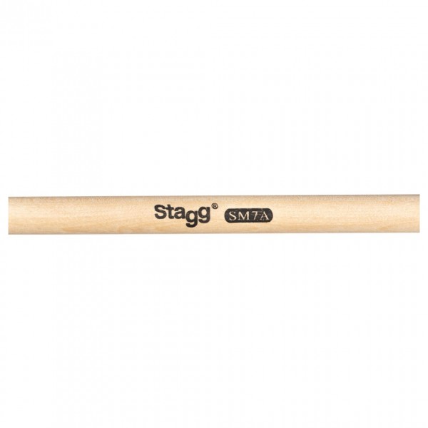 Stagg Maple 7A Drumsticks, Wood Tip