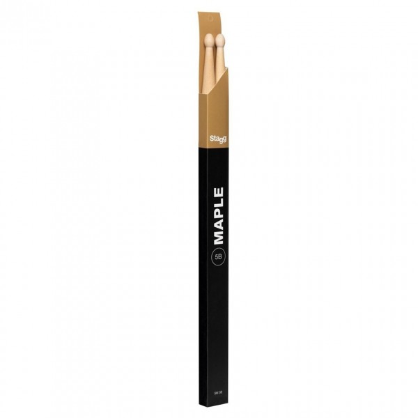 Stagg Maple 5B Drumsticks, Wood Tip