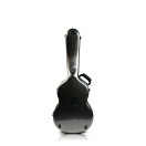BAM 8002XL Hightech Classical Guitar Case, Silver Carbon Look
