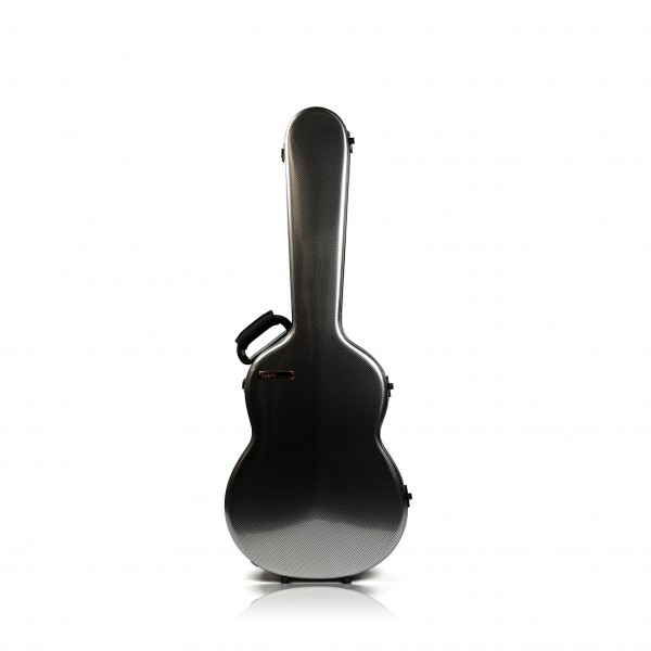 BAM 8002XL Hightech Classical Guitar Case, Silver Carbon Look