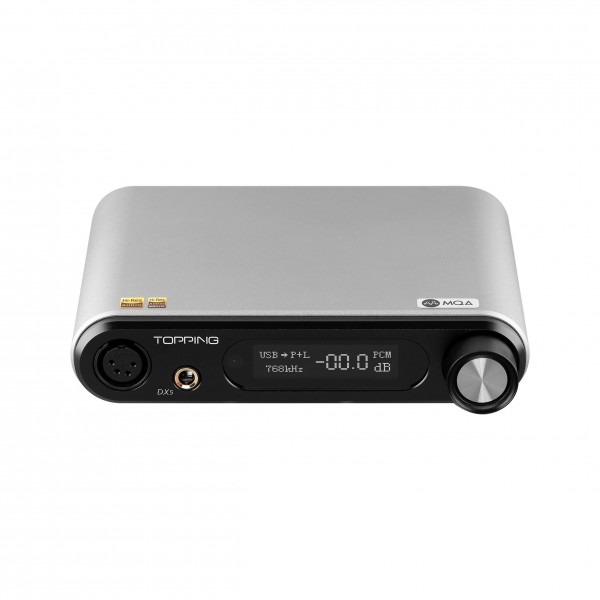 Topping DX5 DAC and Headphone Amp with 6.35mm and 4-PIN XLR headphone jack output