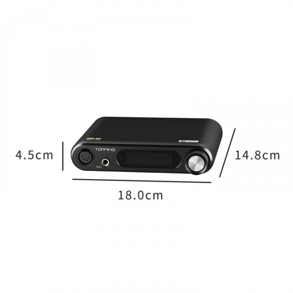 Topping DX5 (Black) Dimensions Chart