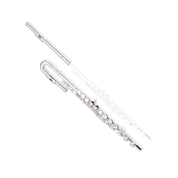 Stagg FL221S Flute, with Curved and Straight Headjoints