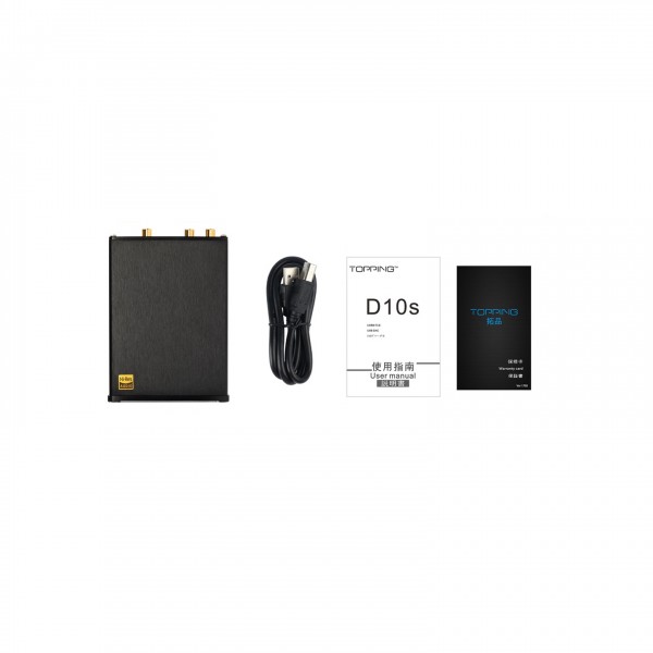 Topping D10S Desktop DAC, Black Content View