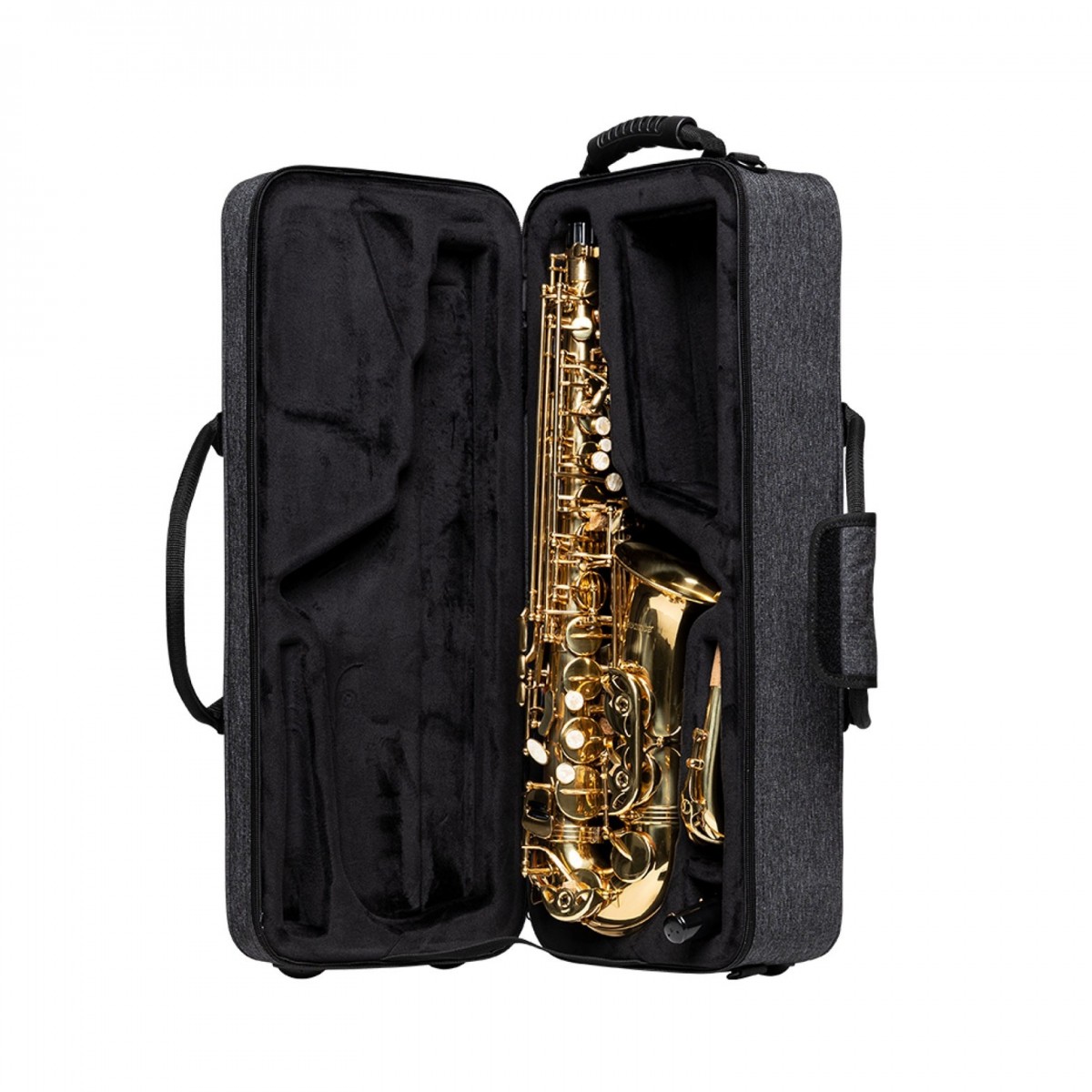 Stagg Alto Sax Soft Case, Grey at Gear4music