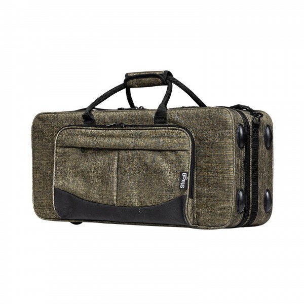 Stagg Alto Sax Soft Case, Bright Green