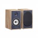 Triangle Borea BR02 Active Bookshelf Speakers (Pair), Light Oak Blue