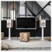 Triangle Borea BR03 Active Bookshelf Speakers (Pair), Light Oak in home cinema environment