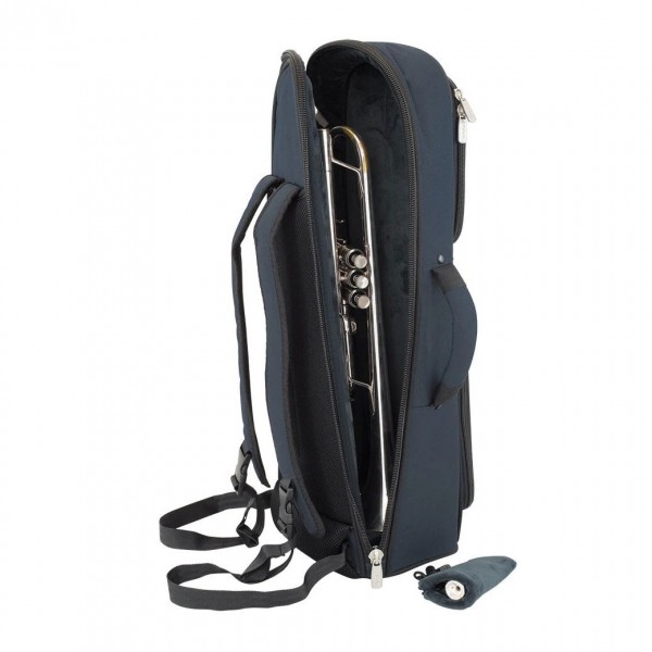 Tom and Will Trumpet Gigbag, Blue Open