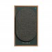 Triangle Borea BR03 Active Bookshelf Speakers (Pair), Oak Green front view with grille