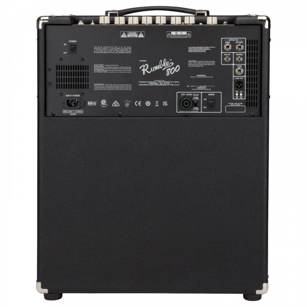 Fender Rumble 800 Combo, 230V EU back