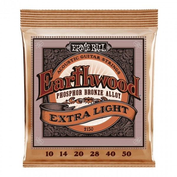 Ernie Ball Earthwood 2143 Custom Phosphor Acoustic Strings 12-56