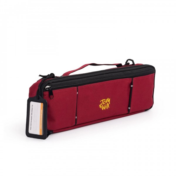 Tom and Will 33FCC Flute Case Cover, Burgundy main