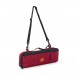 Tom and Will 33FCC Flute Case Cover, Burgundy strap
