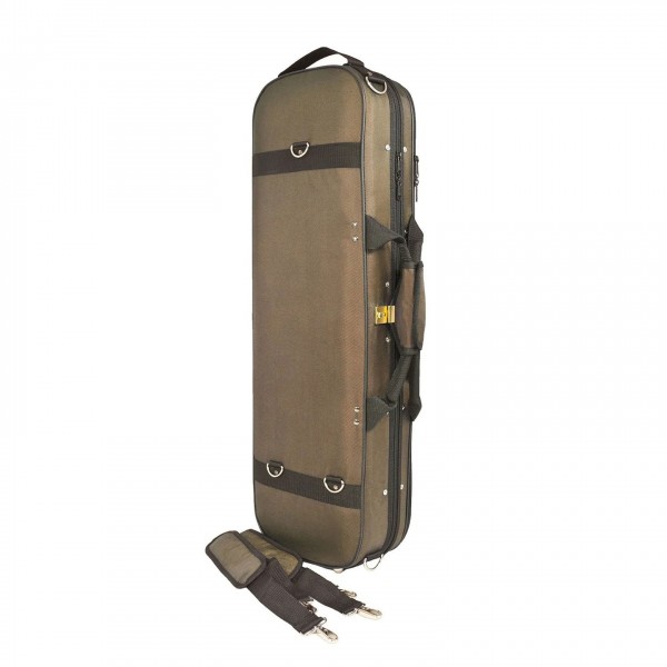 Tom and Will 4/4 Violin Case, Brown side