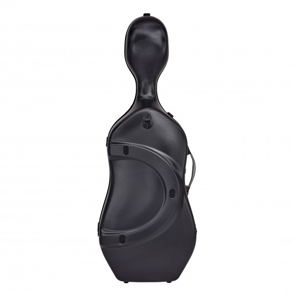 BAM Hightech Supreme Cello Case, Black with Black Handle