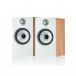 Bowers & Wilkins 606 S2 AE Bookshelf Speakers, Oak Front View