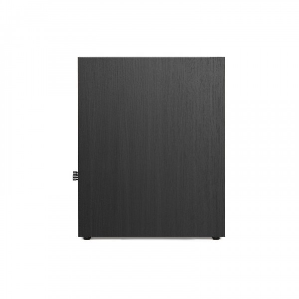 Triangle Borea BR03 Bookshelf Speakers (Pair), Black Ash side view of cabinet