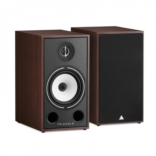 Triangle Borea BR03 Bookshelf Speakers (Pair), Walnut