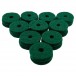 Zelené vlnené činelové plsti Ahead, 10 bal