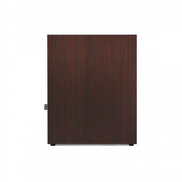 Triangle Borea BR03 Bookshelf Speakers (Pair), Walnut side view of cabinet