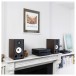 Triangle Borea BR03 Bookshelf Speakers (Pair), Walnut forward firing ported cabinet perfect for tight spaces