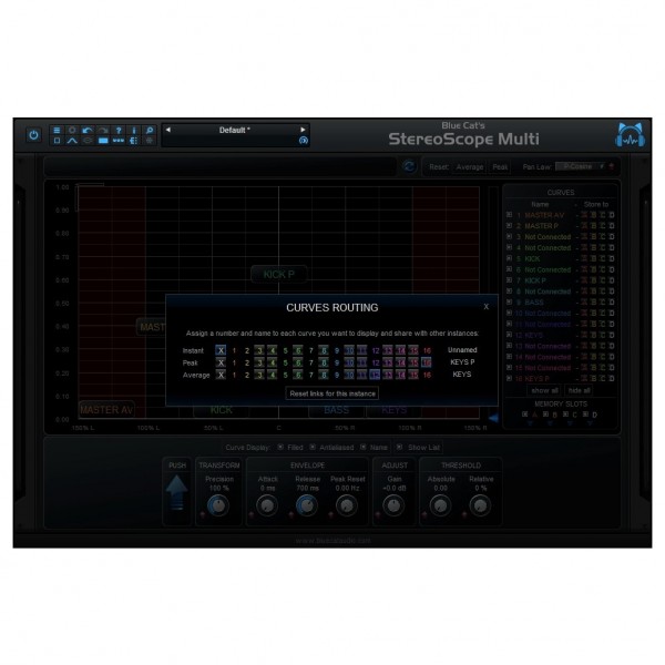 Blue Cat StereoScopeMulti - Routing
