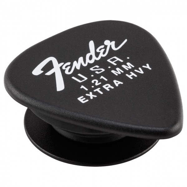 Fender Phone Grip, Black - Top Angle