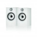 Bowers & Wilkins 606 S2 AE Bookshelf Speakers, White Full View