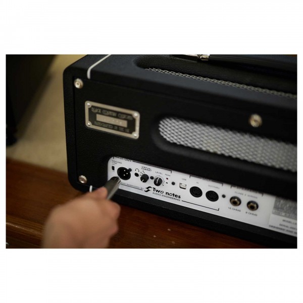 Laney Black Country Customs LA-STUDIO Tube Head w/ Two Notes Embedded - Detail