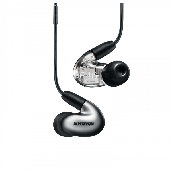 Shure SE846 Sound Isolating Earphones - RMCE UNI Cable, Clear Gen 2