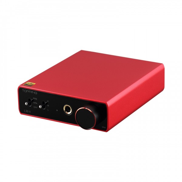 Topping L30 II Desktop Headphone Amplifier, Red